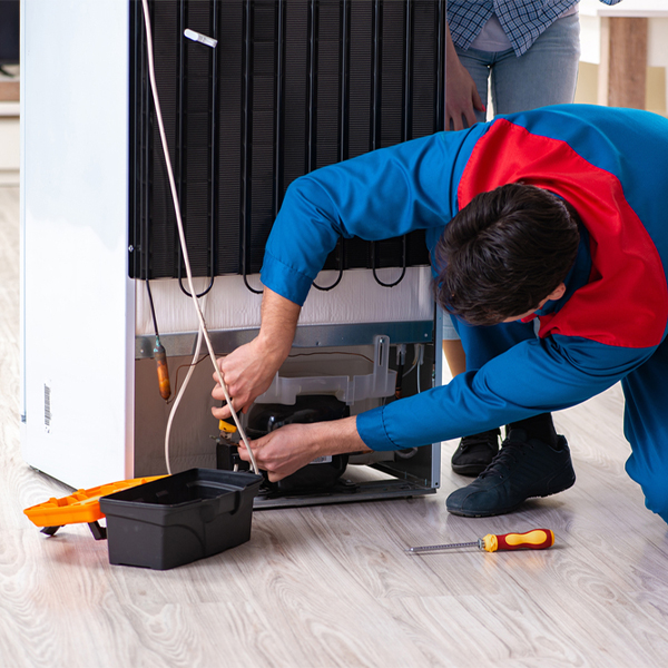 how much do you charge for refrigerator repair services in Milton Illinois